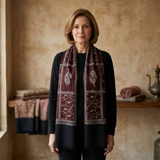 Pashmina Designer Zali Weave Stole