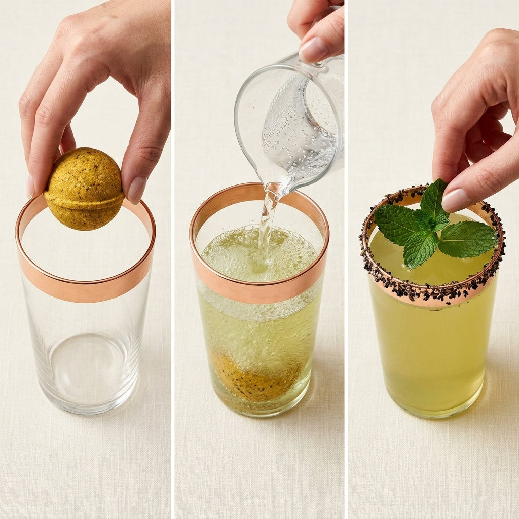 Aam Panna Cocktail Bomb – Tangy Raw Mango Fizzy Drink Bomb