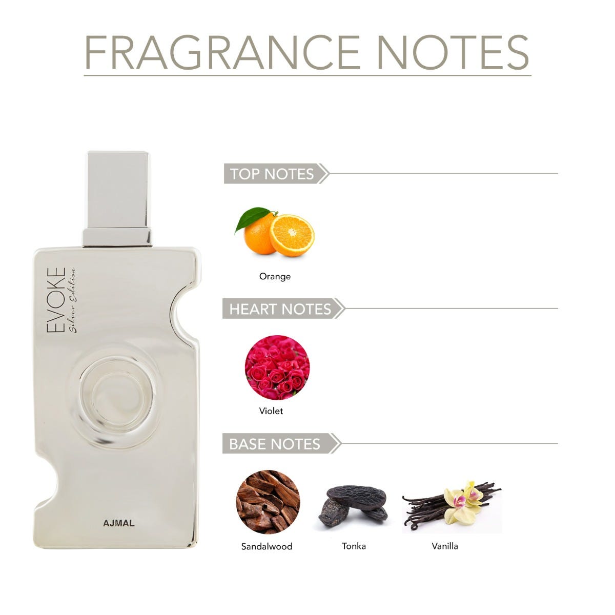 Ajmal Evoke Silver Edition Eau De Parfum for Her