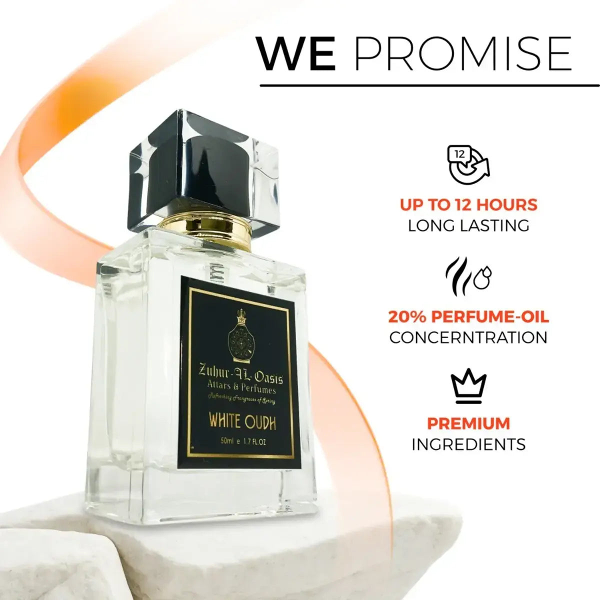 Zuhur AL Oasis White Oudh Perfume For Men