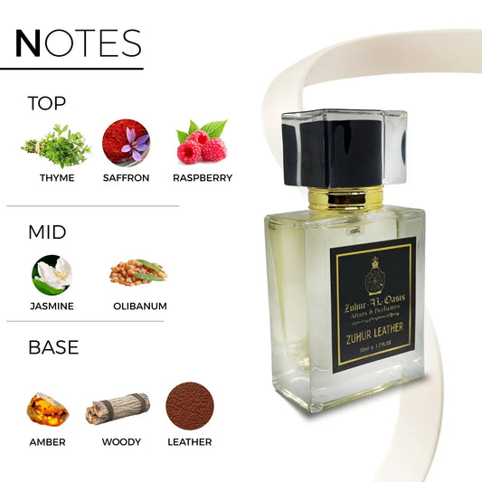 Zuhur AL Oasis Zuhur Leather Perfume For Men