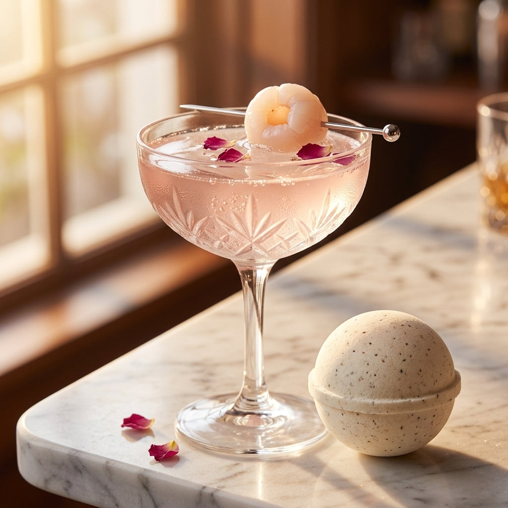 Lychee Lush Cocktail Bomb  – Floral, Lightly Sweet Fizzy Drink Bomb