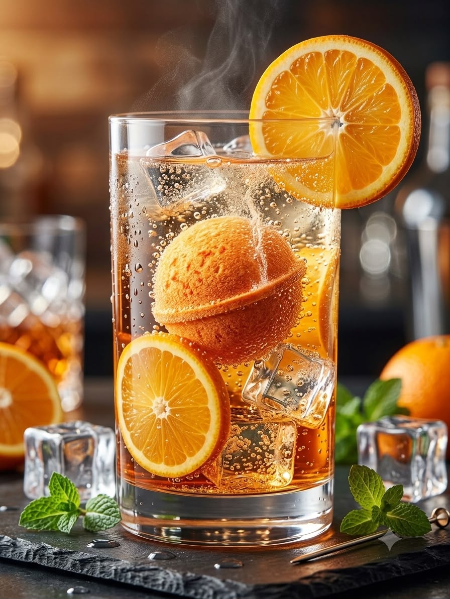 Mimosa Cocktail Bomb [- Orange-Zesty Bubbly Drink Bomb for Mocktails & Cocktails