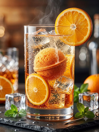 Mimosa Cocktail Bomb [- Orange-Zesty Bubbly Drink Bomb for Mocktails & Cocktails