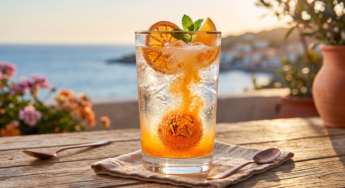 Mimosa Cocktail Bomb [- Orange-Zesty Bubbly Drink Bomb for Mocktails & Cocktails