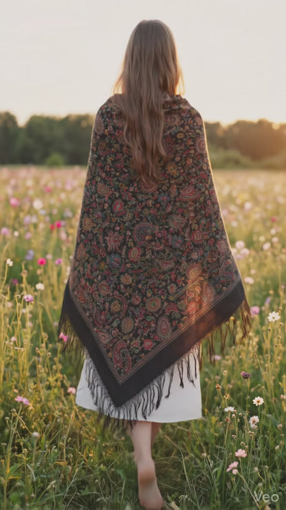 Pashmina Kani Jamawar Coffee — GI Certified