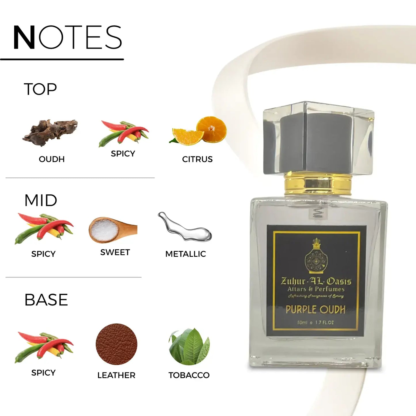 Zuhur AL Oasis Purple Oudh Unisex Perfume