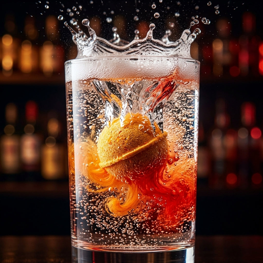 Sunrise Mango Cocktail Bomb – Alphonso Mango & Citrus Fizzy Drink Bomb