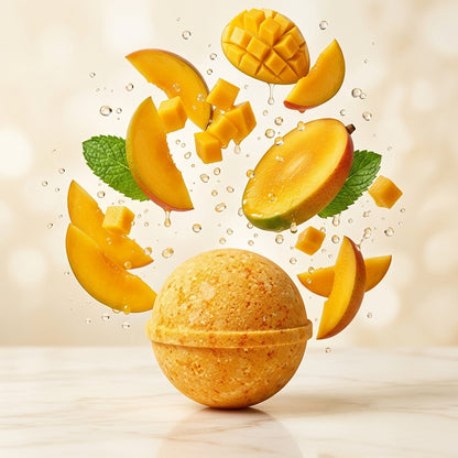 Sunrise Mango Cocktail Bomb – Alphonso Mango & Citrus Fizzy Drink Bomb