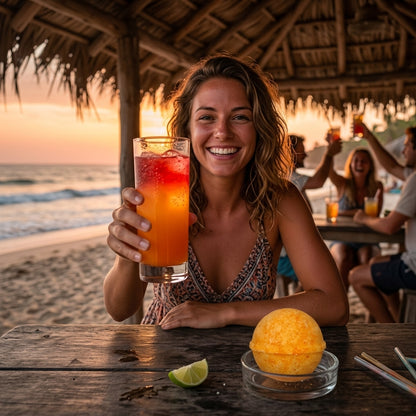 Sunrise Mango Cocktail Bomb – Alphonso Mango & Citrus Fizzy Drink Bomb