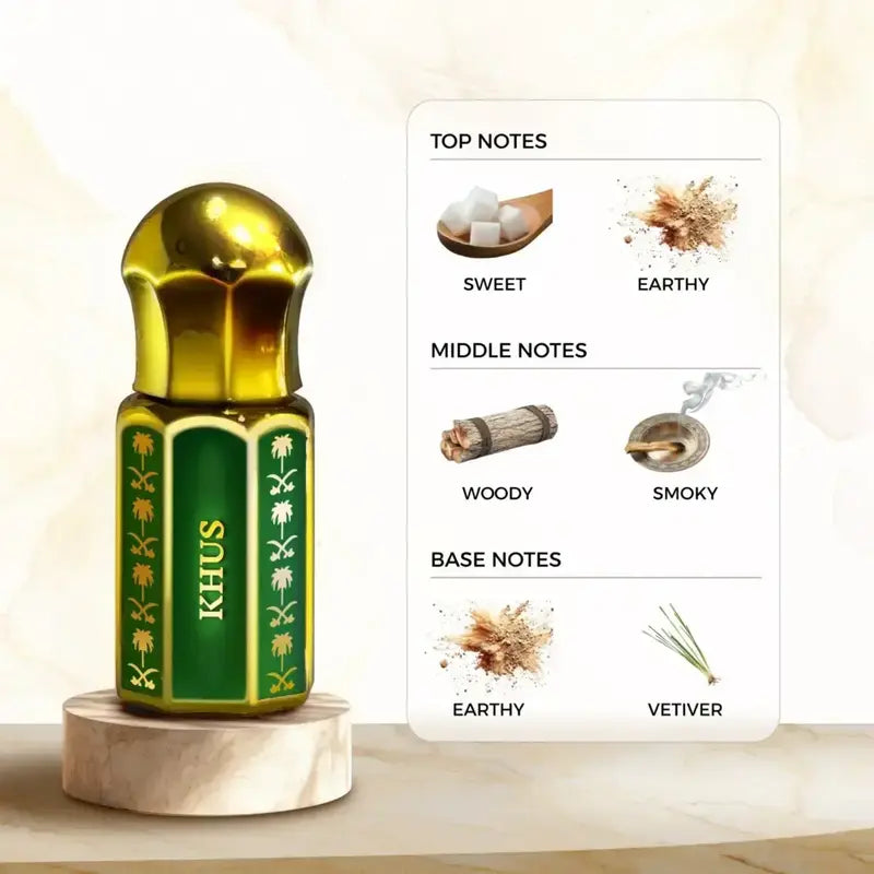 ZAO KHUS UNISEX ATTAR 6ML