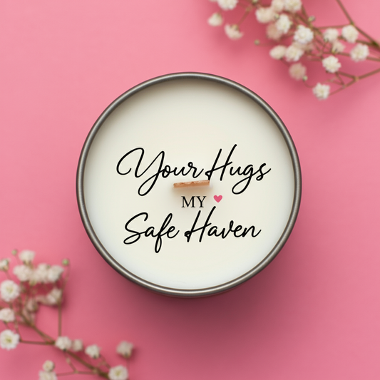 YOUR HUGS MY SAFE HEAVEN